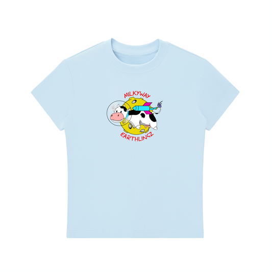 Cow jet pack Essential Bodycon Crewneck T-Shirt