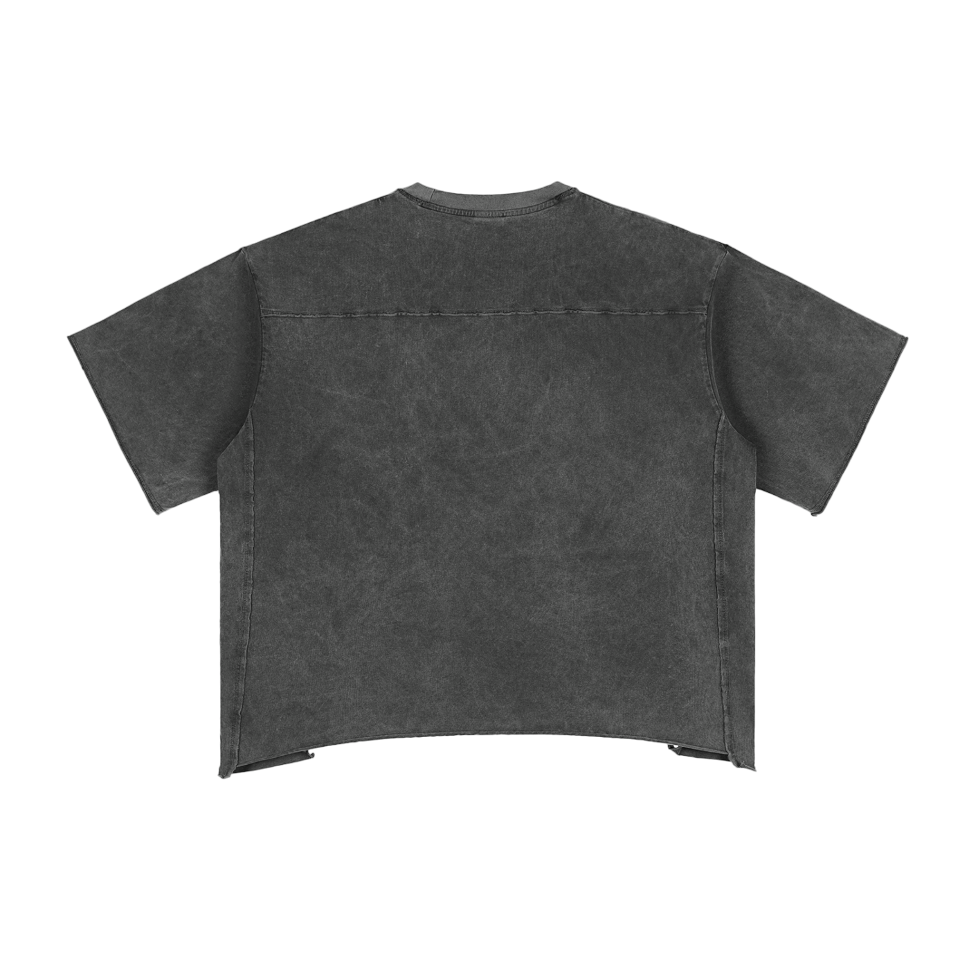 Raw Edge Snow Washed Boxy T-Shirt