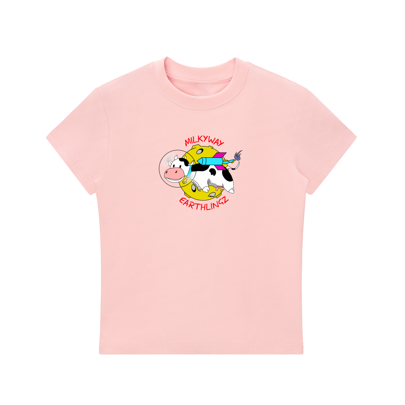 Jet pack Essential Bodycon Crewneck T-Shirt