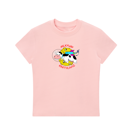 Cow jet pack Essential Bodycon Crewneck T-Shirt