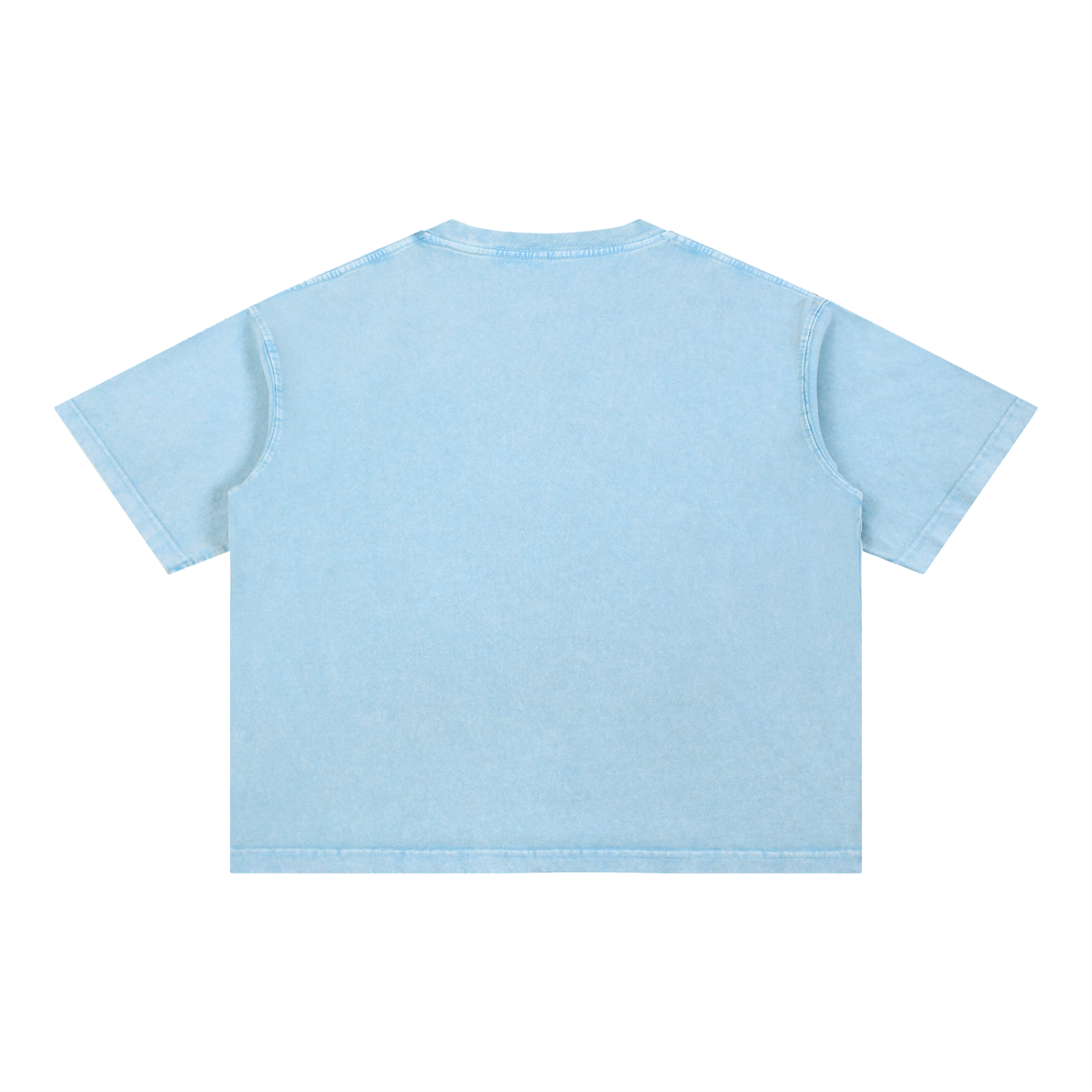 E logo Mineral Wash Boxy Cotton T-Shirt