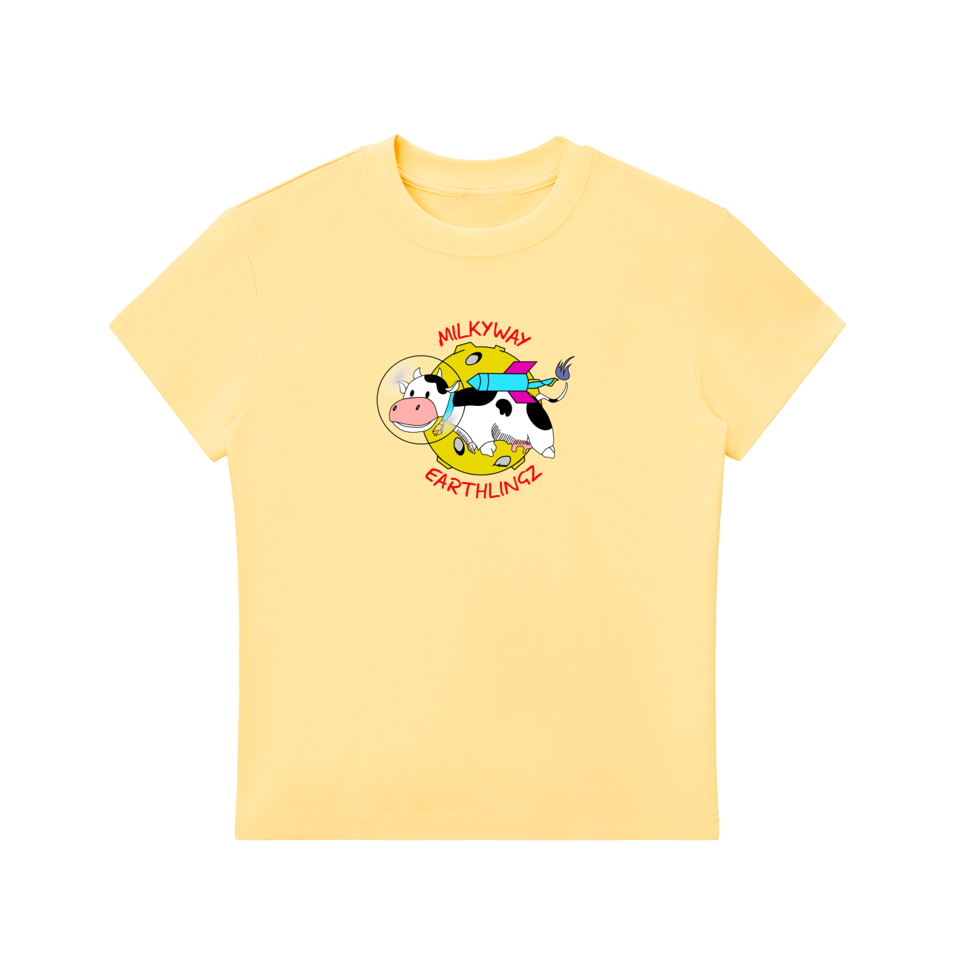 Jet pack Essential Bodycon Crewneck T-Shirt