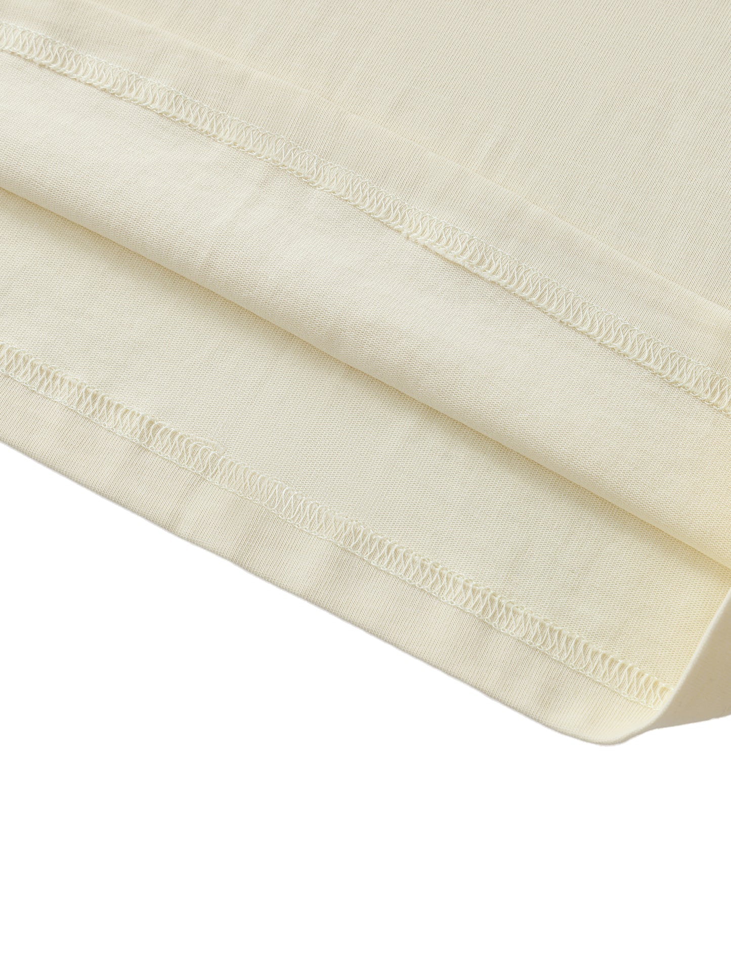 Oversized Contrast-Stitched Cotton Tee